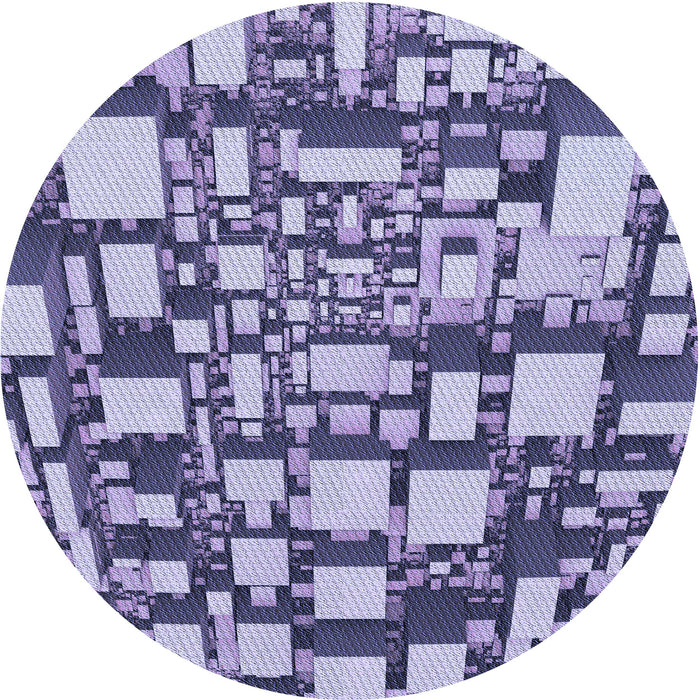 Square Patterned Blue Rug, pat878blu