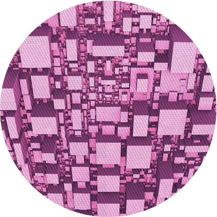 Square Patterned Violet Purple Rug, pat878pur