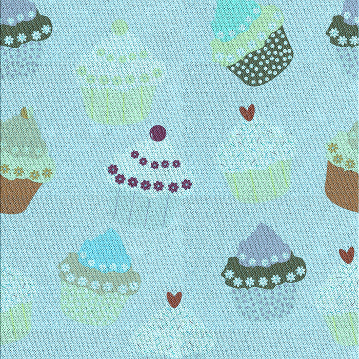 Patterned Blue Rug, pat879lblu