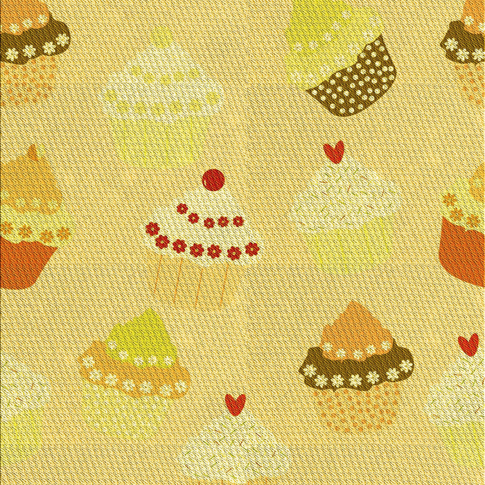 Patterned Bold Yellow Rug, pat879yw