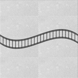 Sideview of Machine Washable Transitional Dark Gray Rug, wshpat87