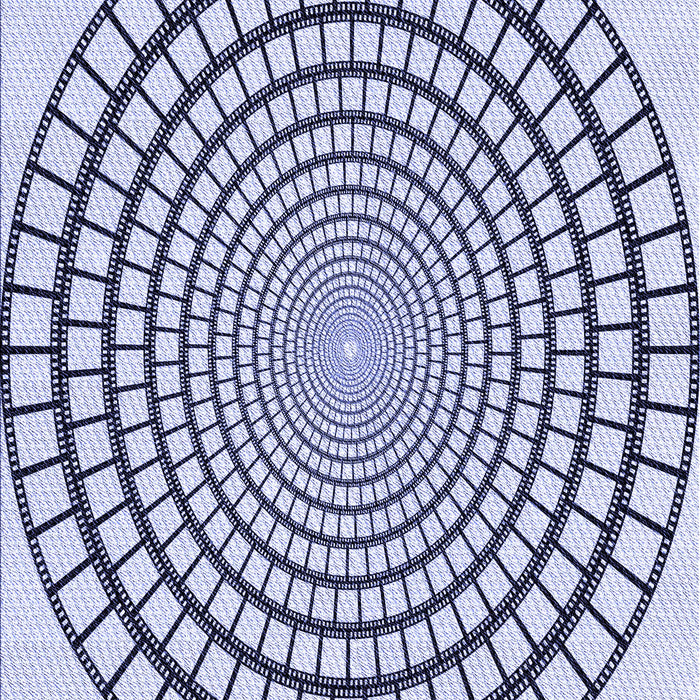 Patterned Lavender Blue Rug, pat88blu