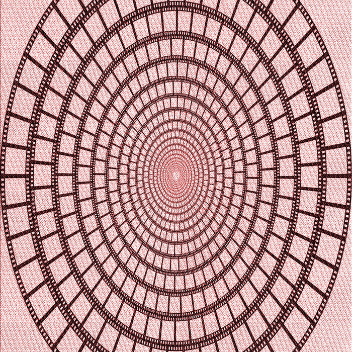 Patterned Light Rose Pink Rug, pat88rd