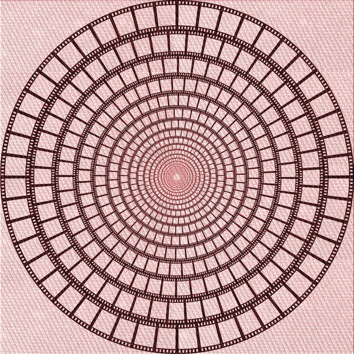 Round Machine Washable Transitional Light Rose Pink Rug, wshpat88rd