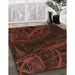 Machine Washable Transitional Night Red Rug in a Family Room, wshpat880org