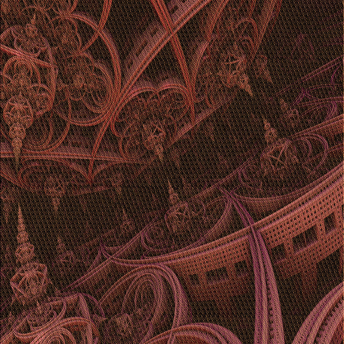 Patterned Red Rug, pat880org