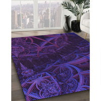 Patterned Amethyst Purple Rug, pat880pur