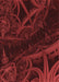Patterned Maroon Red Rug, pat880rd