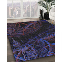 Patterned Purple Novelty Rug, pat880