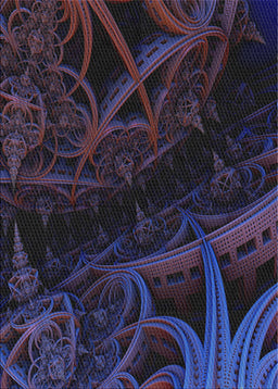 Patterned Purple Novelty Rug, pat880