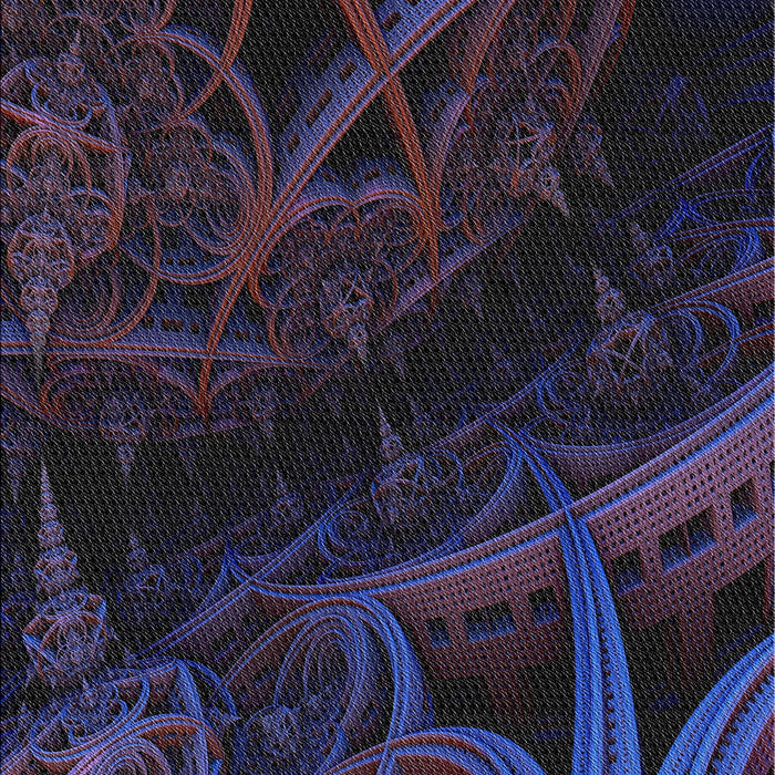 Patterned Purple Novelty Rug, pat880