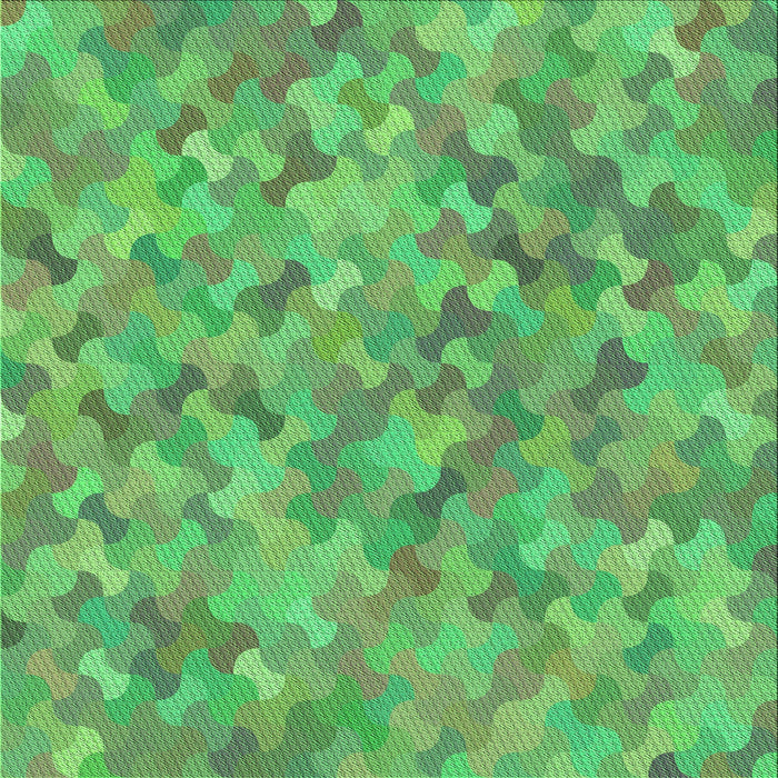 Round Patterned Green Rug, pat881grn