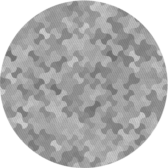Square Patterned Gray Rug, pat881gry