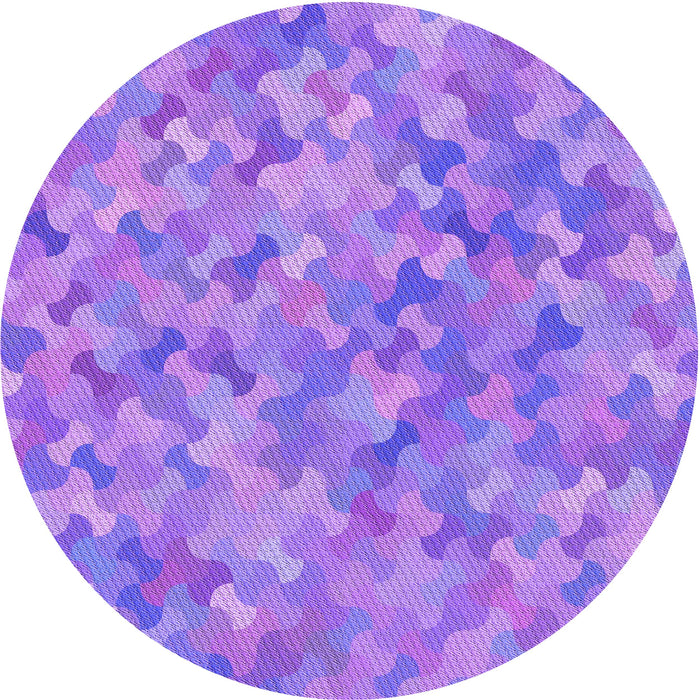 Square Patterned Purple Rug, pat881pur