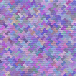 Square Patterned Purple Violet Purple Modern Rug, pat881