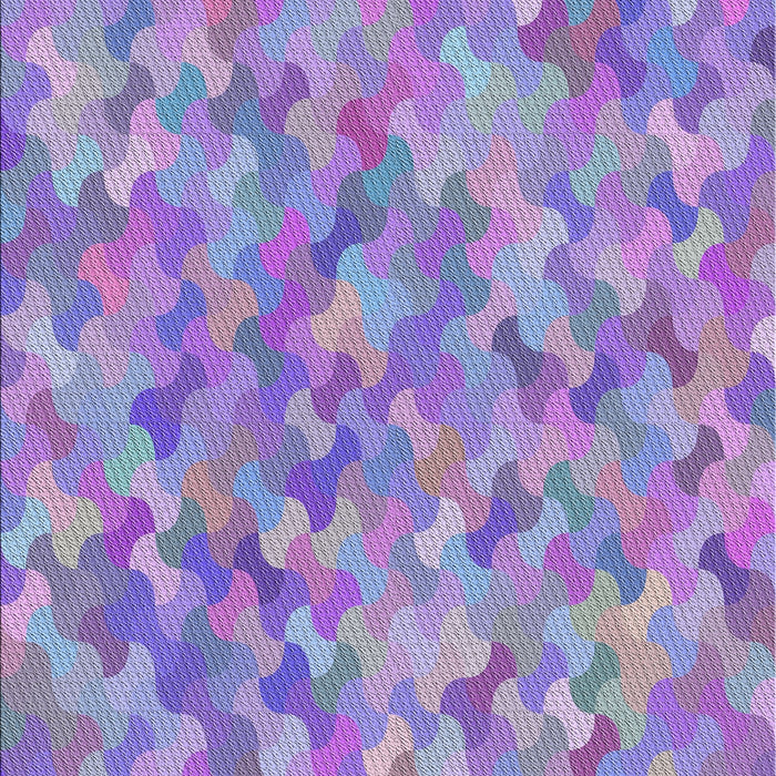 Patterned Purple Violet Purple Modern Rug, pat881