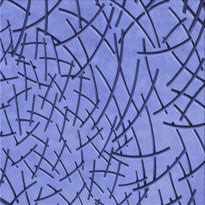 Round Patterned Sky Blue Rug, pat882blu