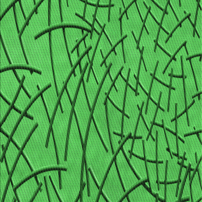 Patterned Green Rug, pat882grn