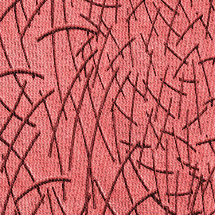 Patterned Red Rug, pat882rd