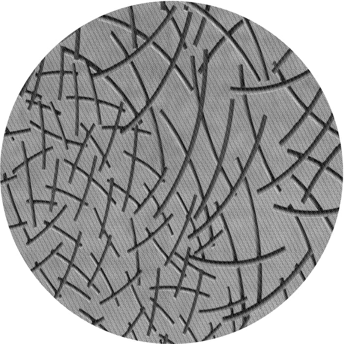 Square Machine Washable Transitional Gray Rug, wshpat882