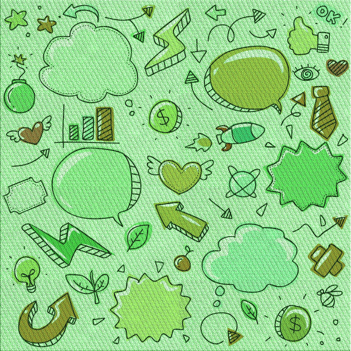 Round Patterned Jade Green Rug, pat883grn