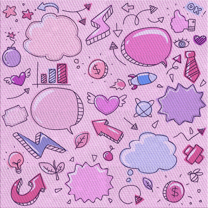 Round Patterned Orchid Purple Rug, pat883pur