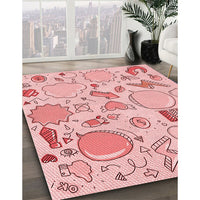 Patterned Pink Rug, pat883rd