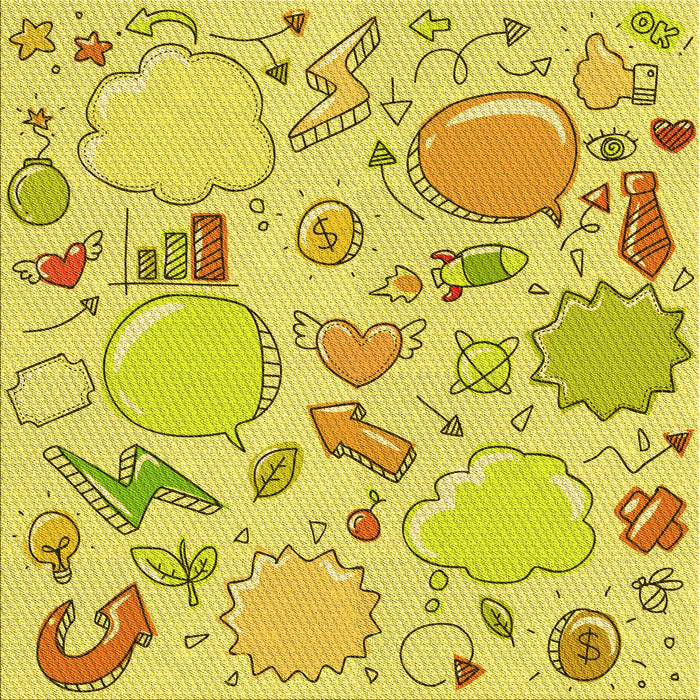 Round Patterned Yellow Rug, pat883yw