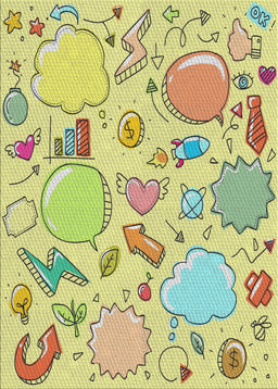 Patterned Tea Green Novelty Rug, pat883