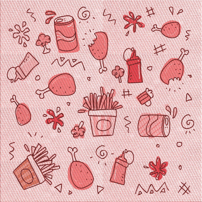 Round Patterned Light Rose Pink Rug, pat884rd