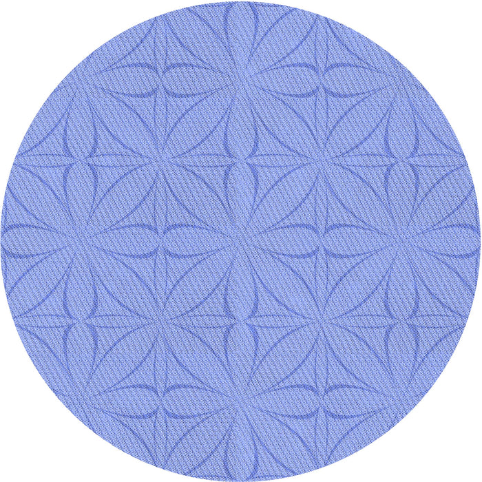 Square Patterned Sky Blue Rug, pat885blu