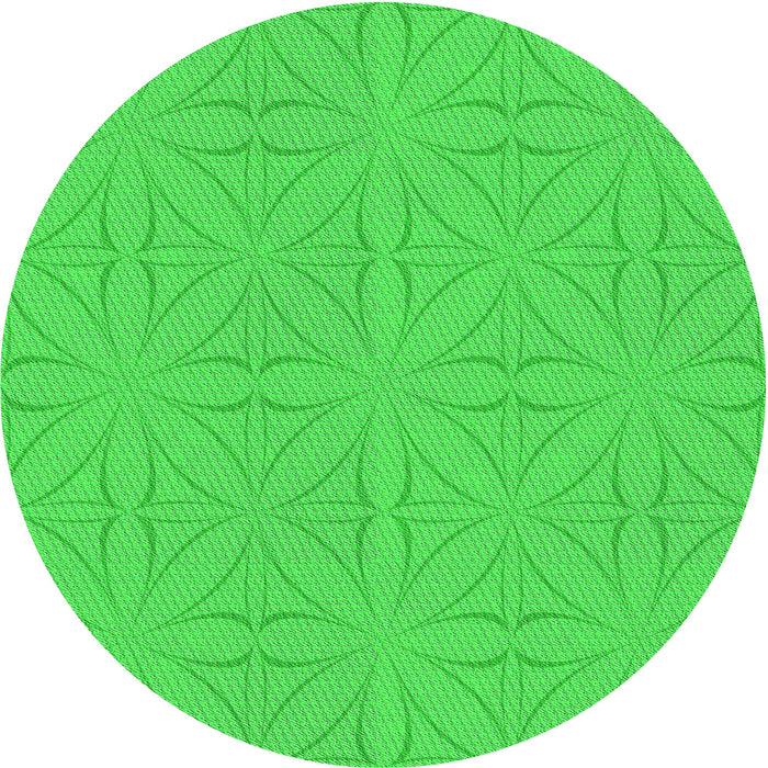 Square Patterned Lime Green Rug, pat885grn