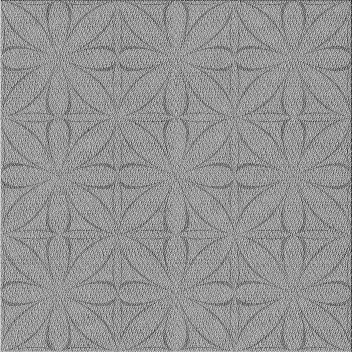 Round Machine Washable Transitional Platinum Gray Rug, wshpat885gry