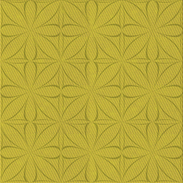 Round Machine Washable Transitional Dark Golden Brown Rug, wshpat885org