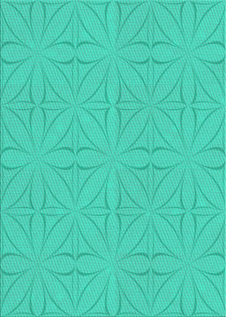 Machine Washable Transitional Light Sea Green Rug, wshpat885