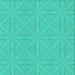 Square Patterned Light Sea Green Novelty Rug, pat885