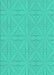 Patterned Light Sea Green Novelty Rug, pat885