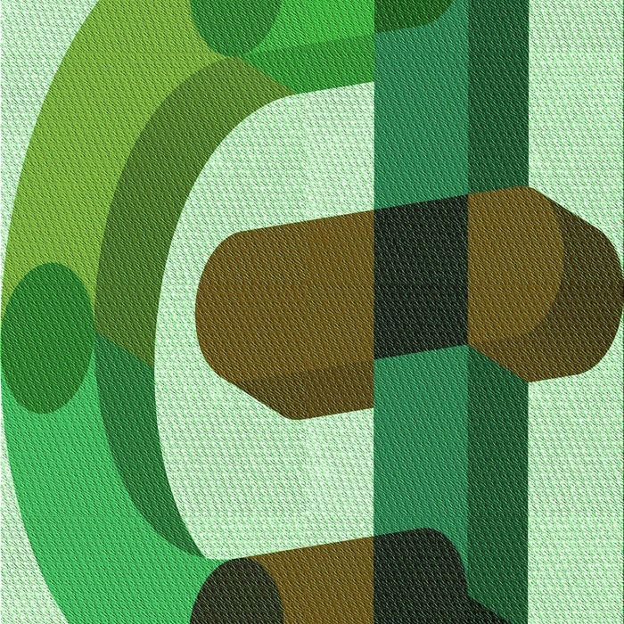 Patterned Jade Green Rug, pat886grn