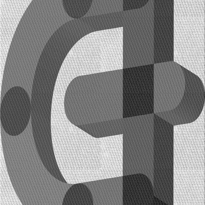 Patterned Silver Gray Rug, pat886gry