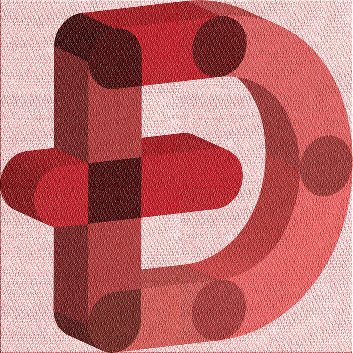 Round Patterned Red Rug, pat886rd