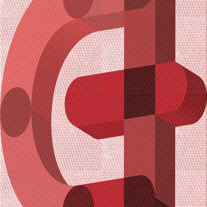 Patterned Red Rug, pat886rd