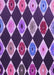 Patterned Purple Rug, pat887pur