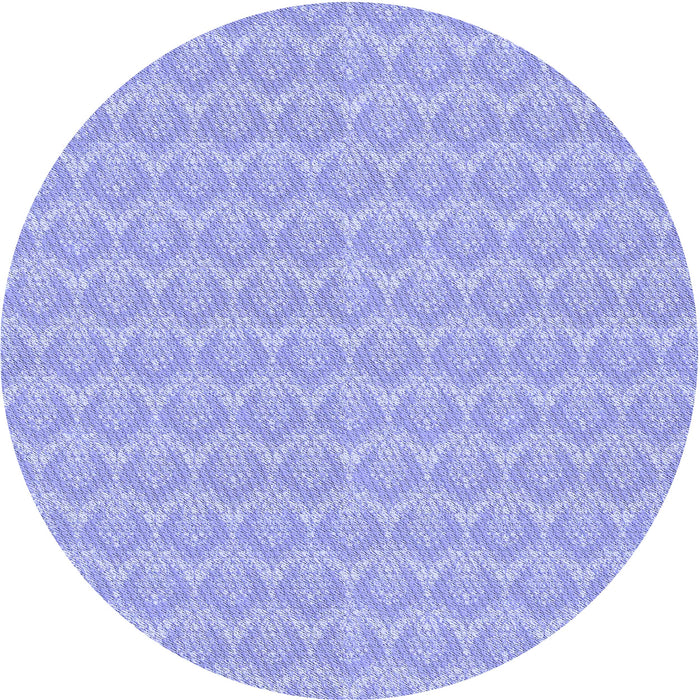 Square Patterned Light Slate Blue Rug, pat888blu