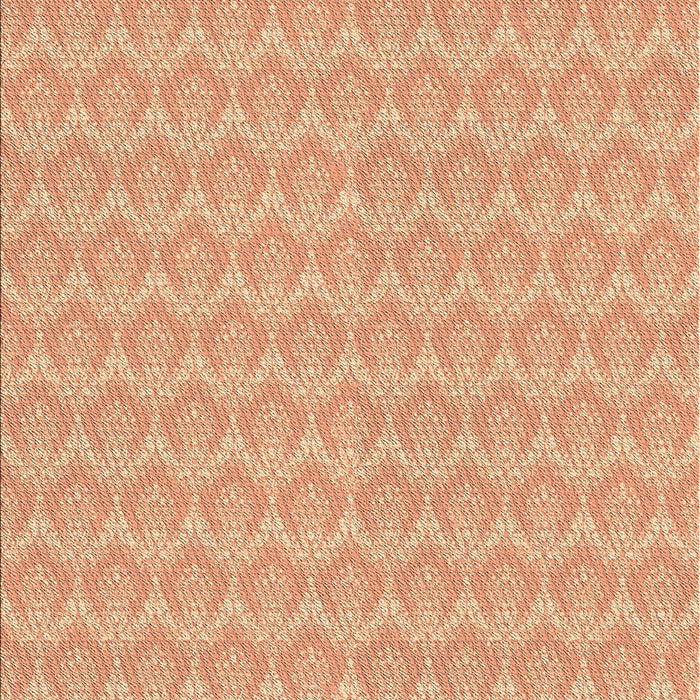 Patterned Orange Rug, pat888brn