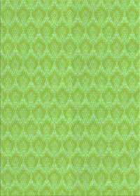 Machine Washable Transitional Green Rug, wshpat888grn