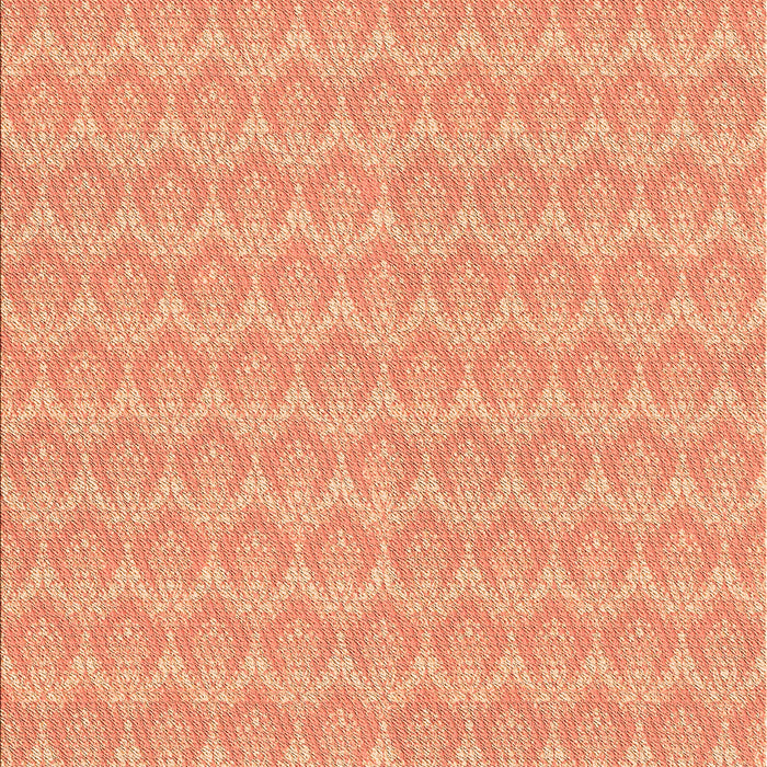 Patterned Bright Orange Rug, pat888org