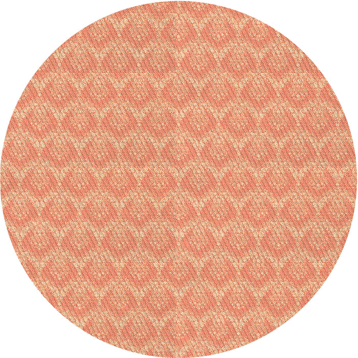 Square Machine Washable Transitional Bright Orange Rug in a Living Room, wshpat888org