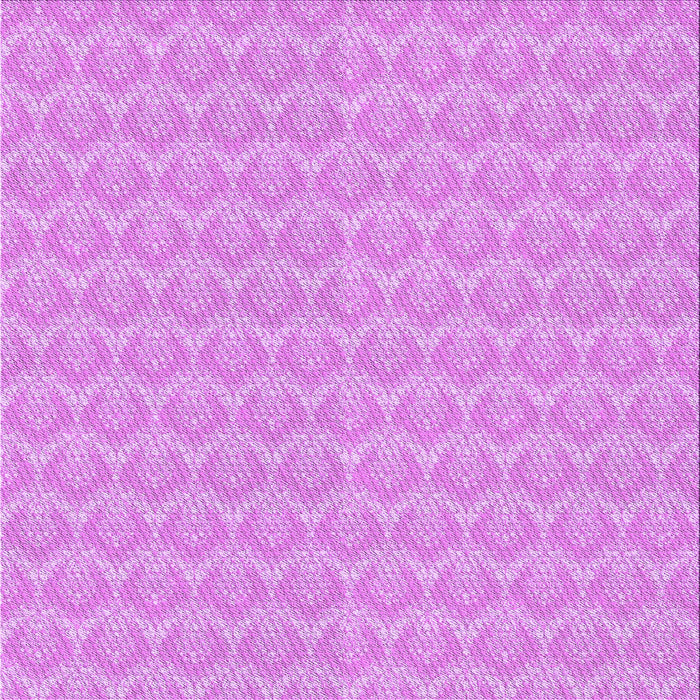 Round Patterned Violet Purple Rug, pat888pur