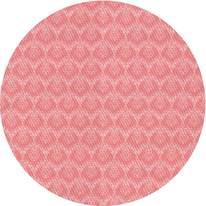 Square Machine Washable Transitional Pastel Pink Rug in a Living Room, wshpat888rd