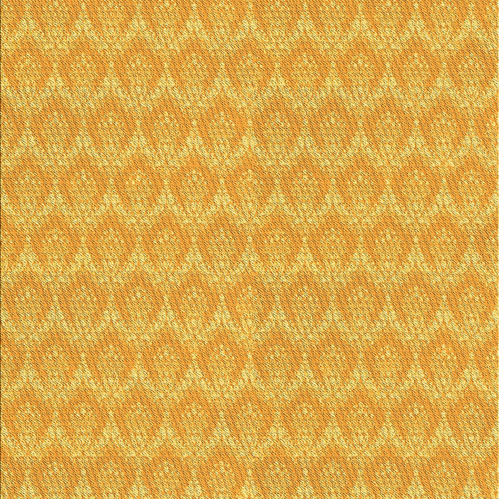 Patterned Bright Gold Yellow Rug, pat888yw